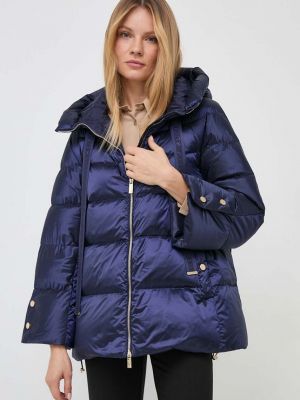 Pernata jakna oversized Luisa Spagnoli plava