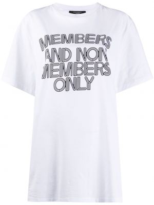 Camiseta con estampado Stella Mccartney blanco