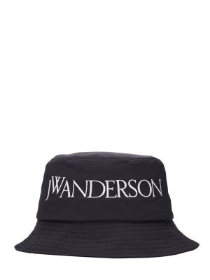 Cepure ar izšuvumiem Jw Anderson melns