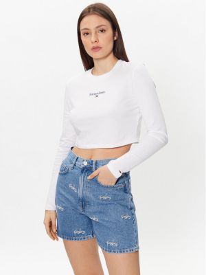 Chemisier Tommy Jeans blanc