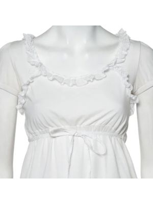 Blusa de malla Dolce & Gabbana Pre-owned blanco