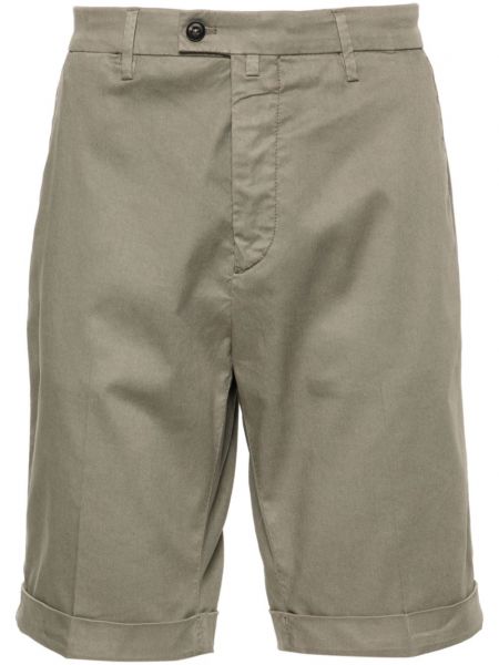 Bombažne hlače chino Corneliani siva
