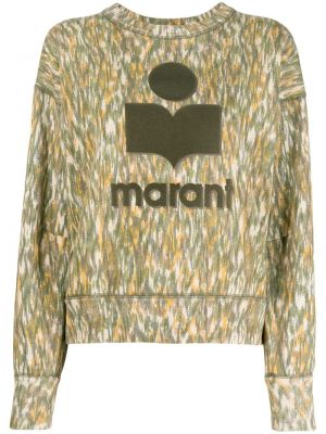 Trykt sweatshirt Isabel Marant étoile grønn