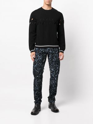 Abstrakte skinny jeans mit print Givenchy