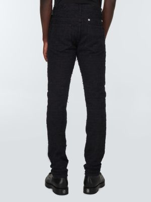 Jeans skinny distressed slim fit Givenchy nero