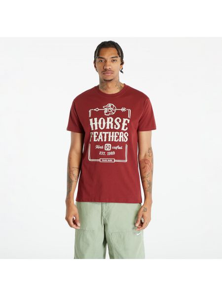 Tricou Horsefeathers roșu