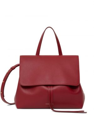 Crossbody väska i läder Mansur Gavriel röd