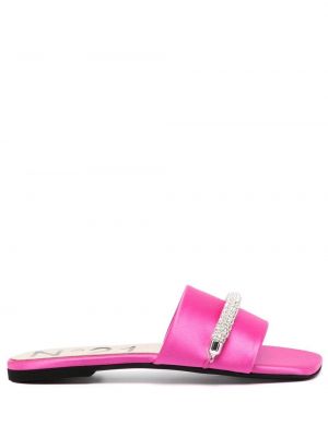 Krištáľové sandále N°21 ružová