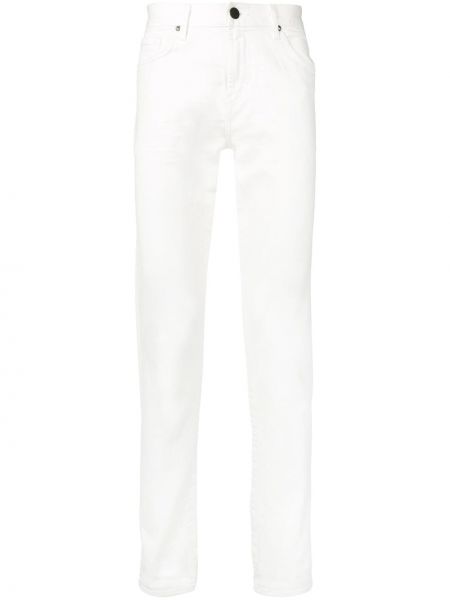 Białe spodnie slim fit J-brand