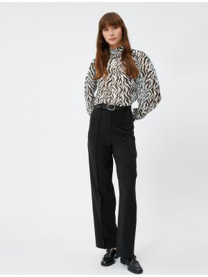 Bluză din șifon cu model zebră Koton