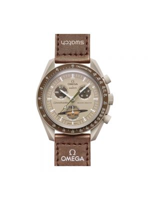 Zegarek Omega beżowy