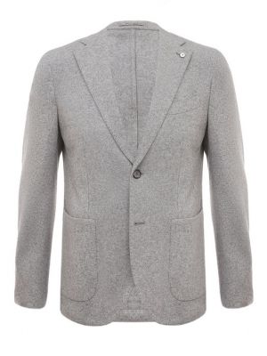 Шерстяной пиджак L.b.m. 1911 серый