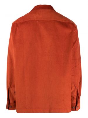 Koszula sztruksowa bawełniana Filson pomarańczowa