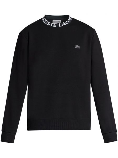 Jacquard sweatshirt Lacoste schwarz