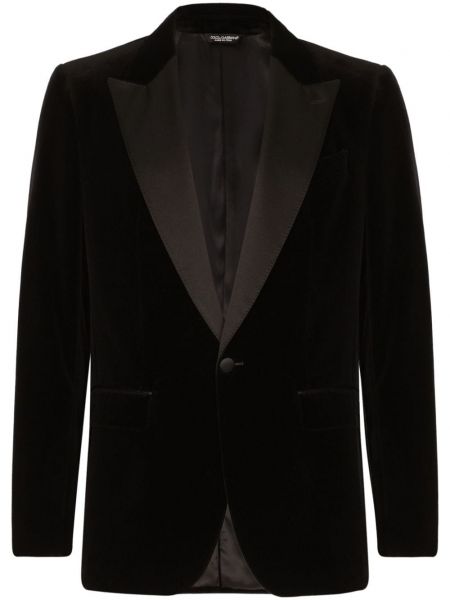 Takım elbise blazer Dolce & Gabbana siyah