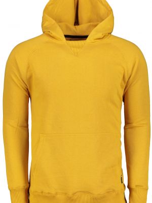 Kapucnis pulóver Ombre sárga