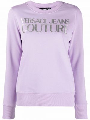 Sweatshirt Versace Jeans Couture lila