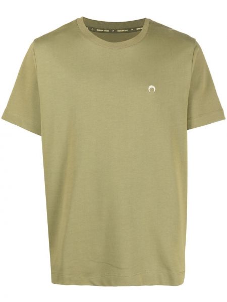 T-shirt mit stickerei aus baumwoll Marine Serre grün
