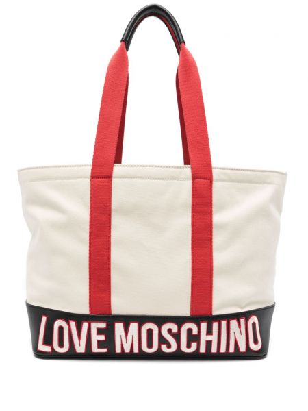 Işlemeli alışveriş çantası Love Moschino