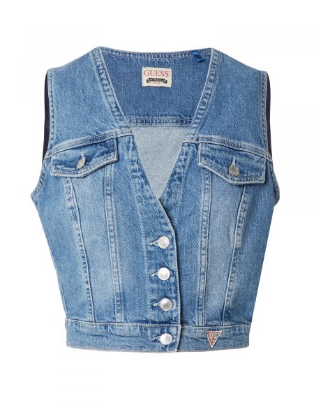 Denim vest Guess blå