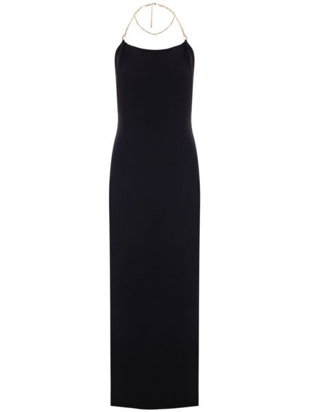 Μάξι φόρεμα Bottega Veneta μαύρο