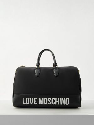 Дорожная сумка Love Moschino черная