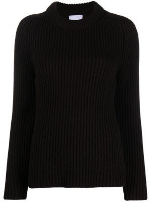 Sweter z okrągłym dekoltem Patou brązowy