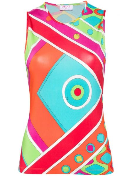 Top mit print Pucci orange