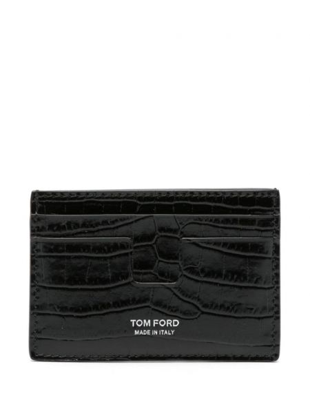 Кожено портмоне Tom Ford черно