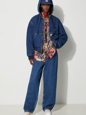 Traper jakna oversized Carhartt Wip plava