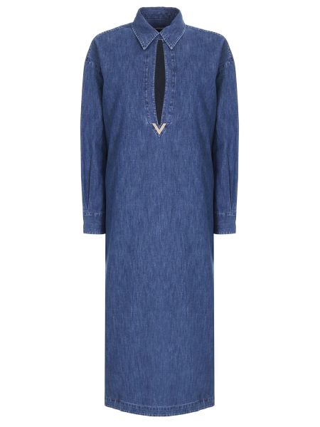 Джинсовое платье Valentino синее