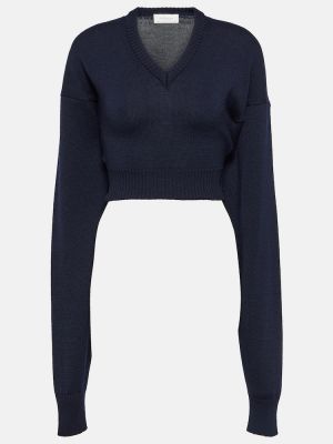 Jersey de lana de tela jersey Sportmax azul