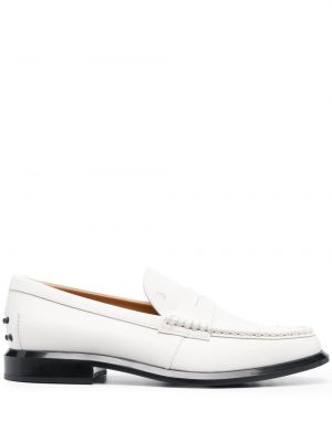 Læder loafers Tod's hvid