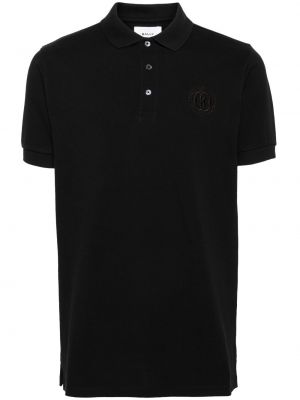 Polo krekls ar izšuvumiem Bally melns