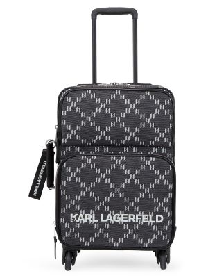 Jacquard bőrönd Karl Lagerfeld