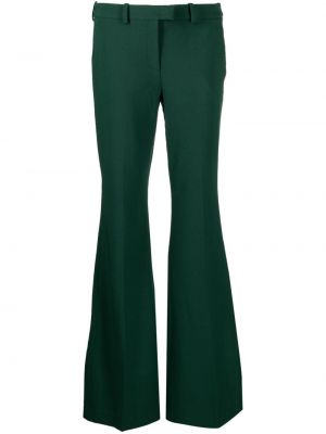 Krepové kalhoty Michael Kors Collection zelené