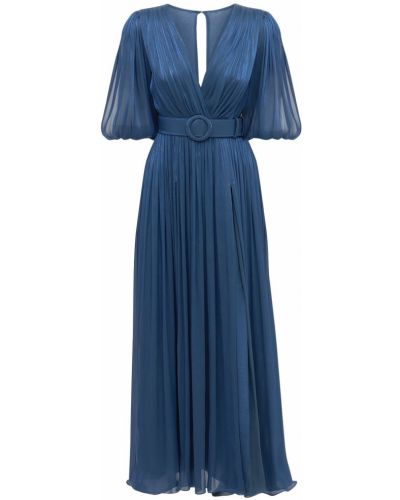 Midi šaty Costarellos modrá
