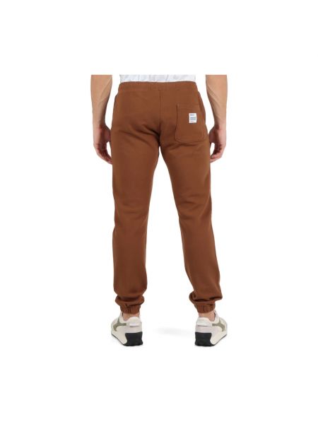 Pantalones de chándal de algodón Replay marrón