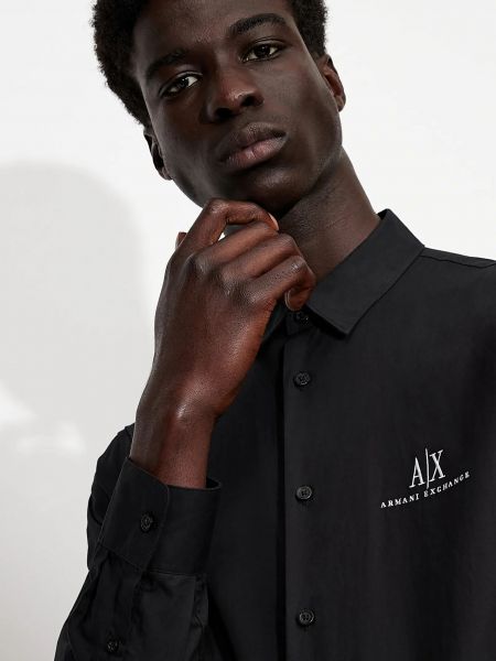 Košile Armani Exchange černá