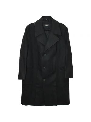 Czarny płaszcz wełniany Jean Paul Gaultier Pre-owned