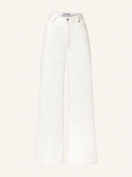 Straight fit džíny Loewe bílé