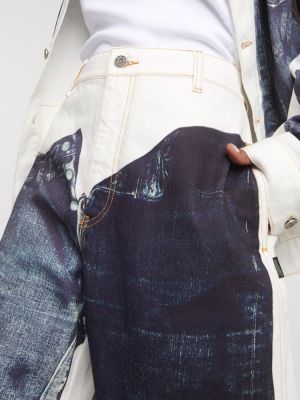 Voľné džínsy s rovným strihom Jean Paul Gaultier