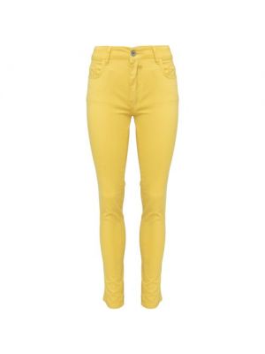 Желтые брюки с карманами Blugirl Folies