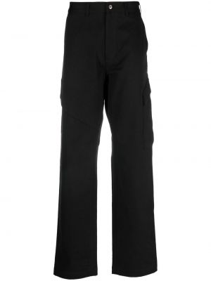 Pantaloni dritti Moncler nero