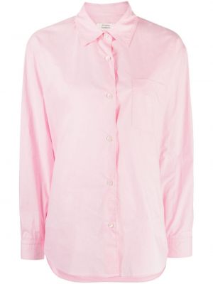 Βαμβακερό πουκάμισο Studio Tomboy ροζ