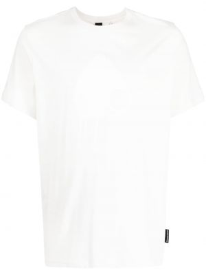T-shirt con stampa Moose Knuckles bianco