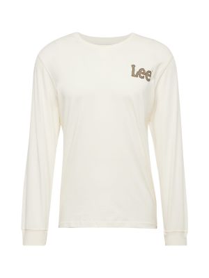T-shirt a maniche lunghe Lee beige