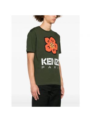 Camisa de flores con estampado Kenzo verde