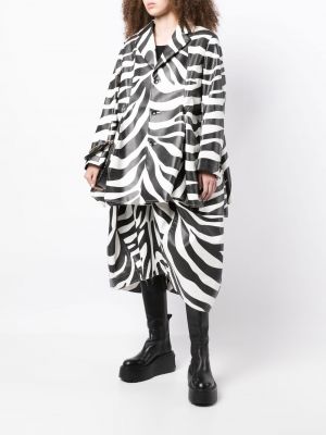Mētelis ar apdruku ar zebras rakstu Comme Des Garçons
