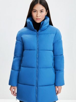 Утепленная демисезонная куртка Zarina синяя